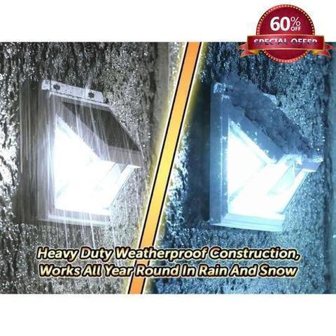 Solar Waterproof Wall Light - LIMITED OFFER