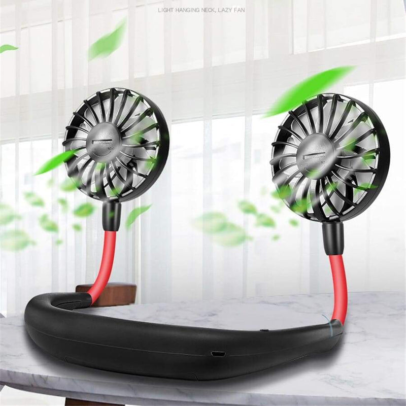 Portable Hanging Neck Sports Fan