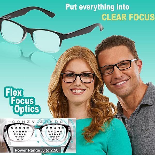 65% OFF Today - Focus automatically adjusts reading glasses