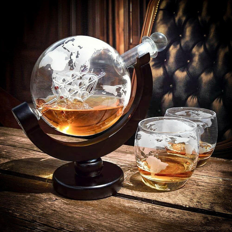 GLOBE DECANTER SET