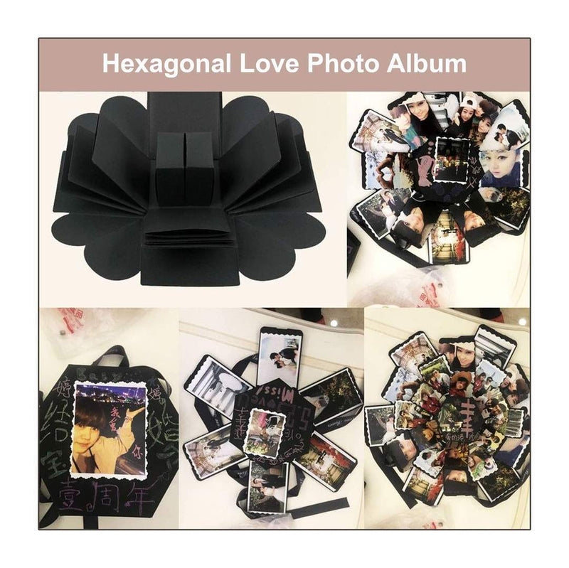 HEXAGONAL LOVE PHOTO ALBUM