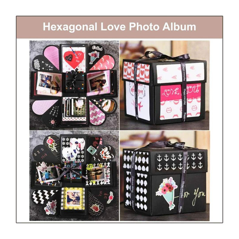 HEXAGONAL LOVE PHOTO ALBUM