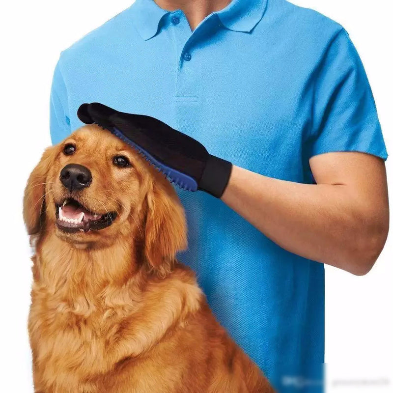 AWESOME CAT GROOMING GLOVE - NO MORE SHEDDING!